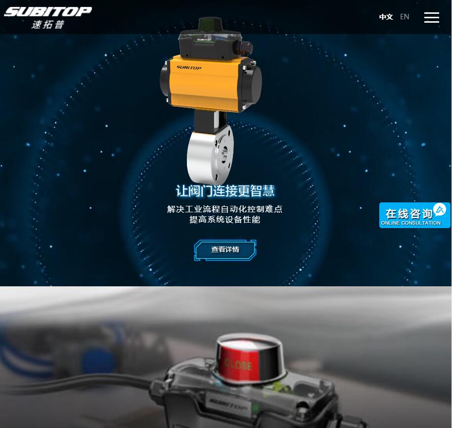 閥門品牌網站建設公司